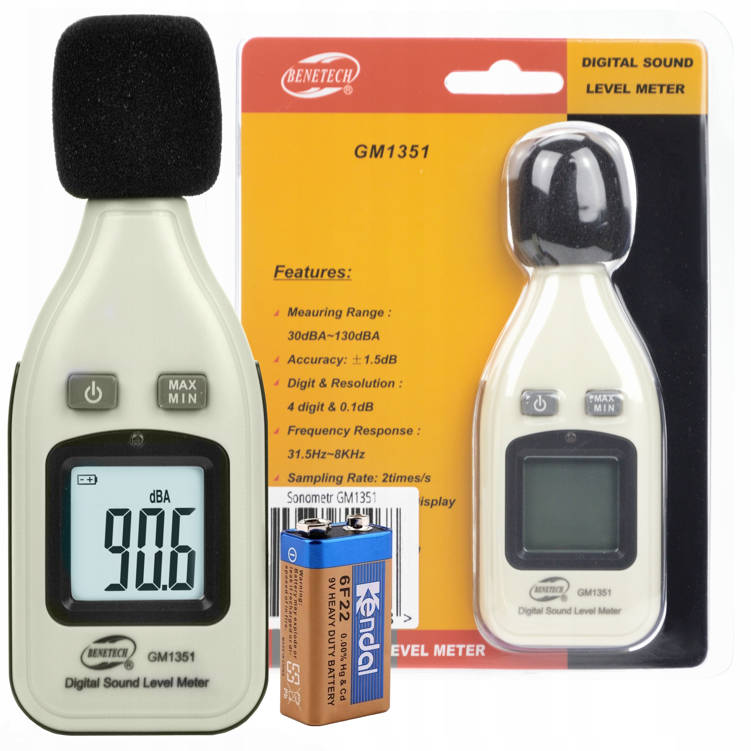 Sonometr Benetech GM1351